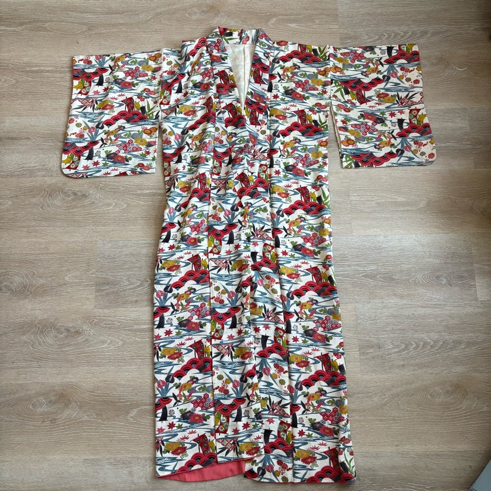 Vintage Silk Japanese Kimono